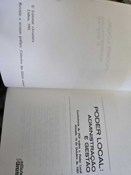 Poder Local: Administração e Gestão