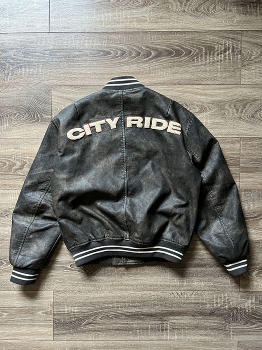 оверсайз Y2k Бомбер big logo