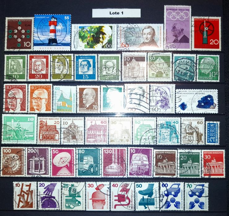 Vários Lotes - 50 Selos Alemanha