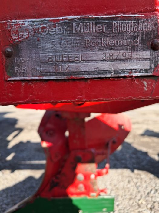 Pług obrotowy 3 skibowy MULLER BUFFEL