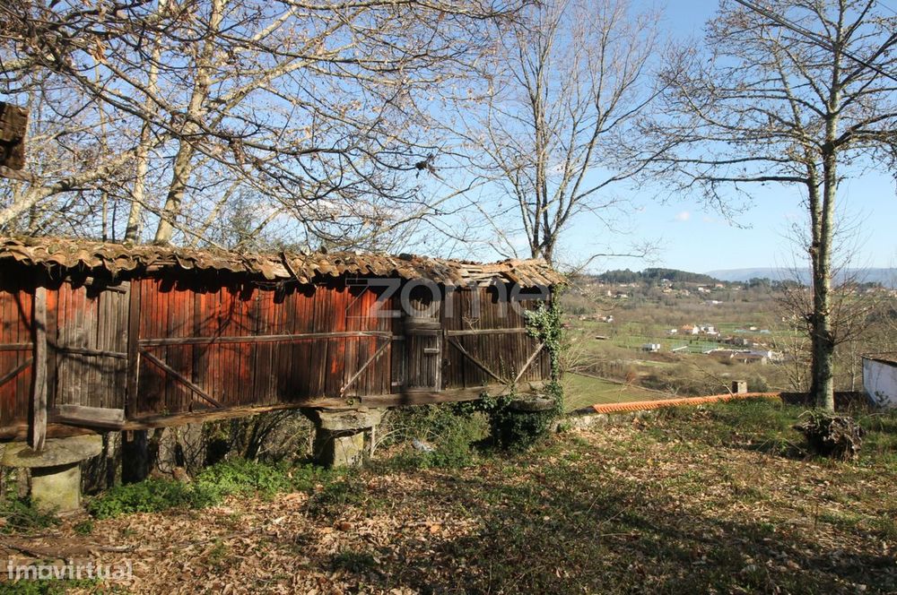 Terreno c/ Eira grande e Alpendre em pedra em Cabeiras De Basto