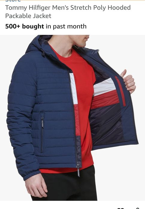 Куртка легкий пуховик Tommy Hilfiger Розмір М Оригінал Хілфігер klein