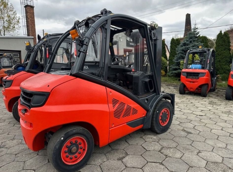 Wózek Widłowy Linde H50D triplex kabina diesel rok 2012