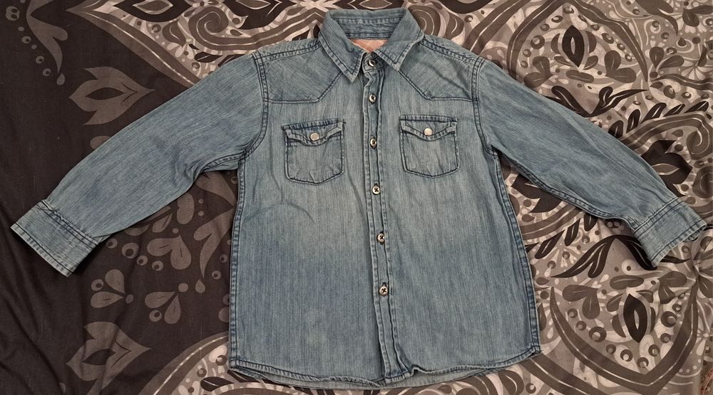 Koszula dżinsowe 4/5 lat 110 cm rebel