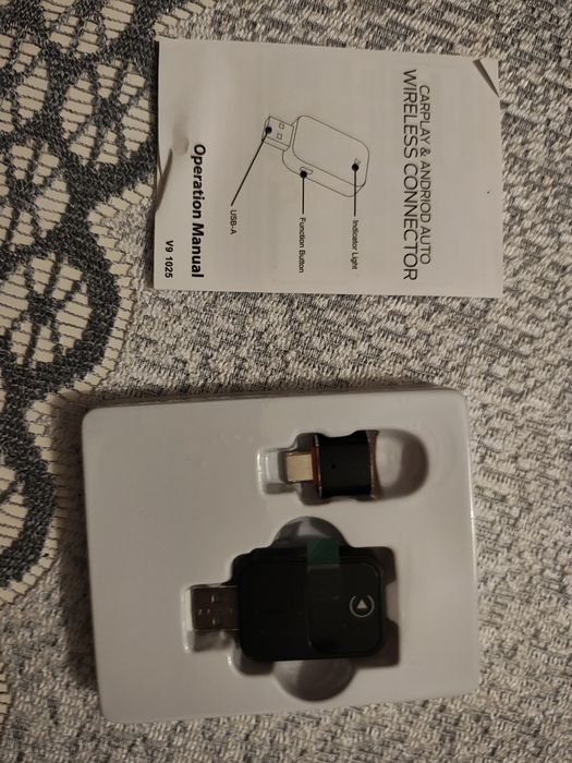 Adapter bezprzewodowy CarPlay Android Auto USB nowy