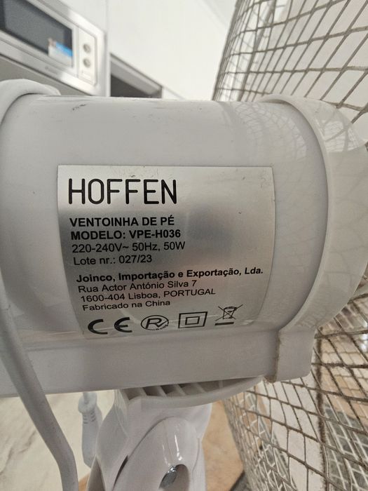 Ventidalor de pé hoffen branco