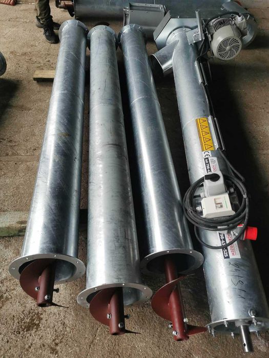 Elementy przedłużające nowe zmijki fi 110/250 do zboża PRODUCENT ocynk