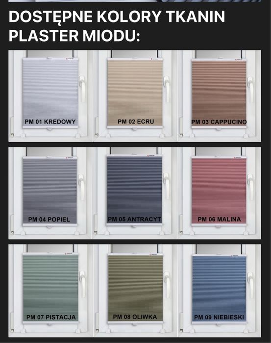 Plisy Dachowe / Na okna dachowe ROLETY