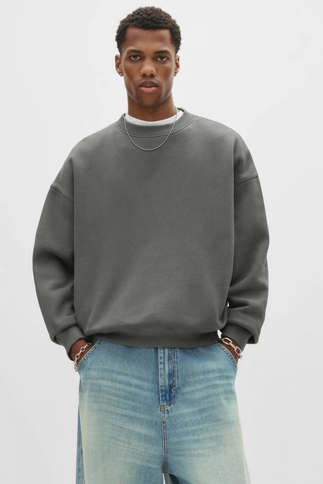 Чоловічий Світшот PULL&BEAR Boxy Fit Sweatshirt Свитшот Кофта Мужская Новая Худи