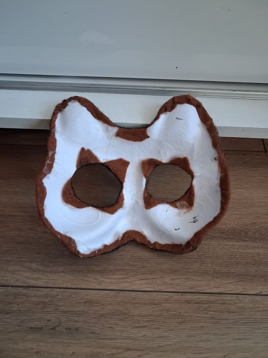Baza na maske maska therian furry kot halloween