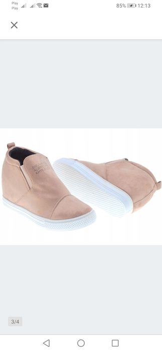 Buty damskie sneakersy koturny 40