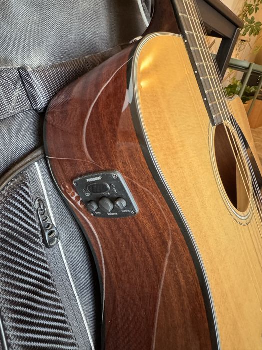 Guitarra Eletroacústica Fender CD-60SCE Natural + Gig Bag