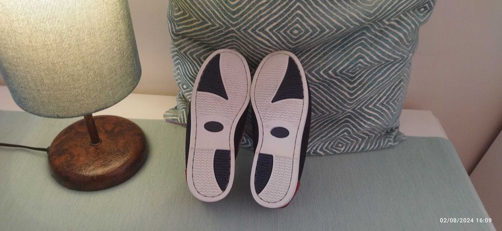 Sapatos náuticos em pele novos Lion of Porches-34