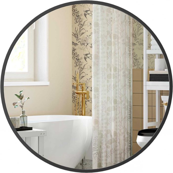 Nowe małe lustro czarne / lusterko / ścienne / SONGMICS !6973!