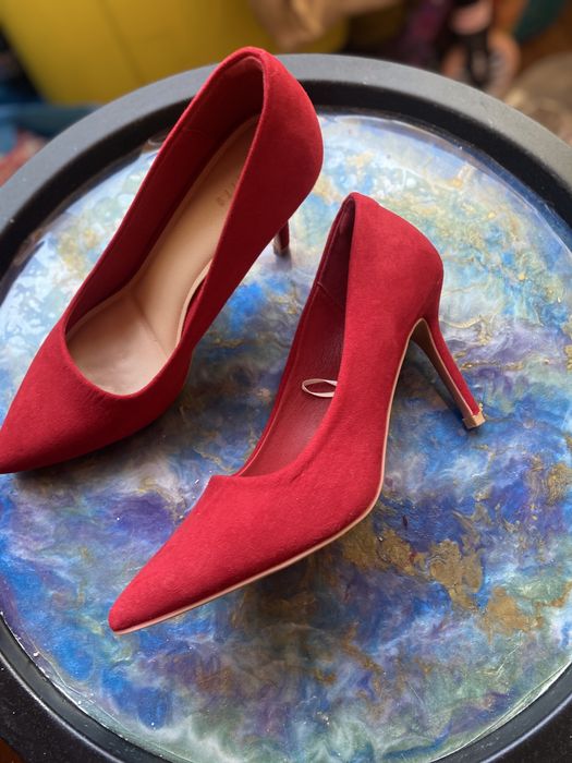 Туфлі лодочки червоні