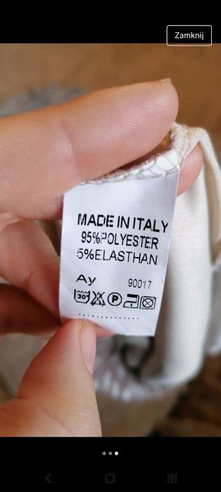 Włoska spódniczka w groszki