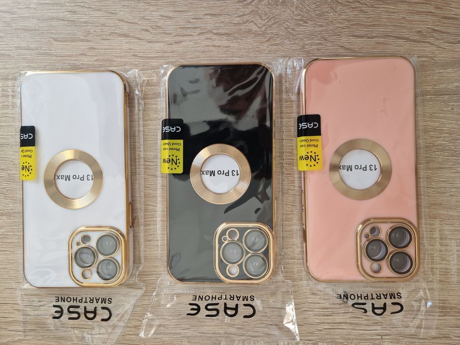Etui Beauty do Iphone 13 Pro Max biały, różowy, czarny