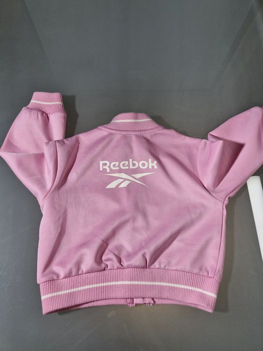 Reebok Różowa Rozpinana Bluza Dziewczęca Rozmiar 92