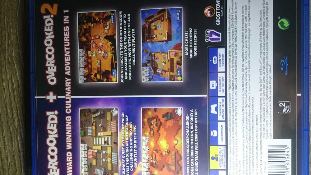 Overcooked i Overcooked 2 Rozgotowani ps4 playstation 4 lego