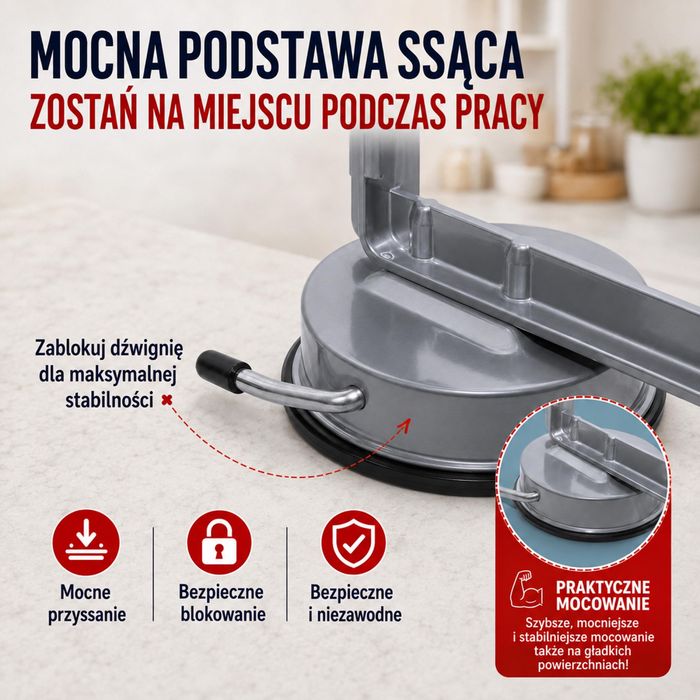 Obieraczka do jabłek GOODS+GADGETS 3w1 – obiera, kroi i usuwa gniazda nasienne
