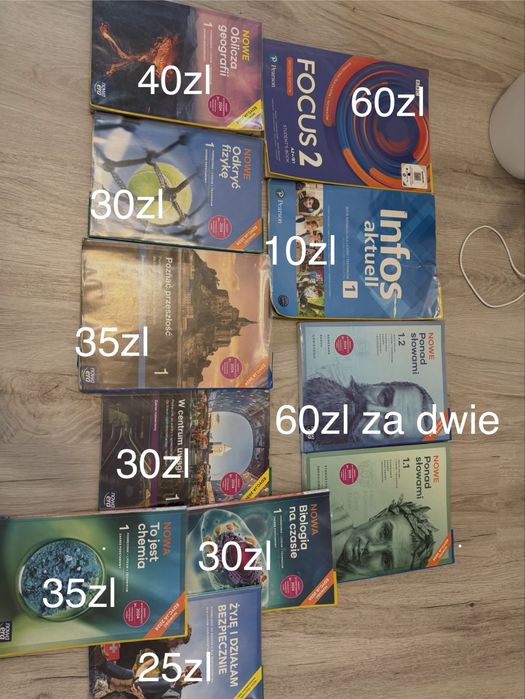 Książki do 1 klasy liceum/technikum