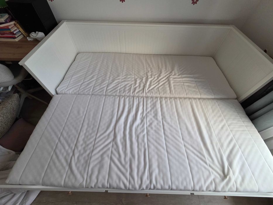 Łóżko IKEA HEMNES, leżanka z 3 szufladami