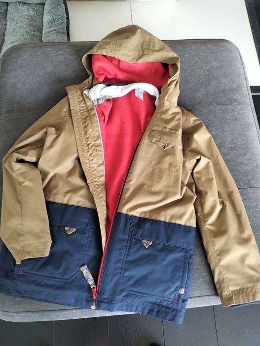 Kurtka przejściowa chłopięca odpinany polar Dechatlon