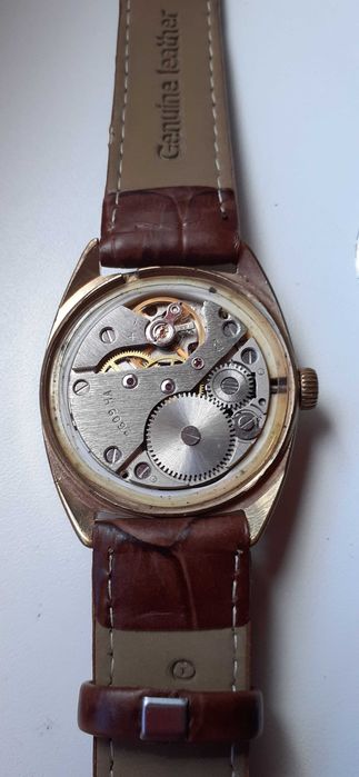 Zegarek Rakieta 17 Jewels pozłacany  VINTAGE.