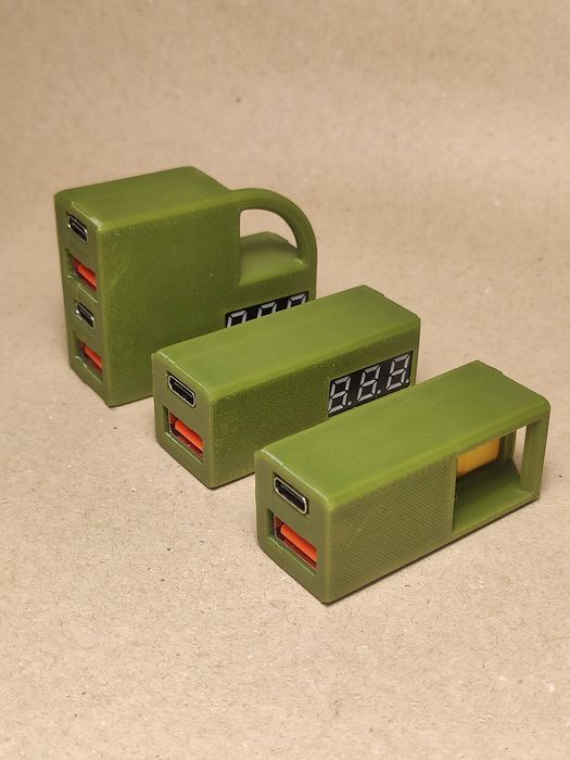 Адаптер XT60 - 1-2xUSB-C/1-2USB-A для FPV батарей 2-6S, 30W