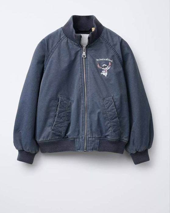Бомбер zara курточка stich на лсінь стильна 12-13 р 156 см