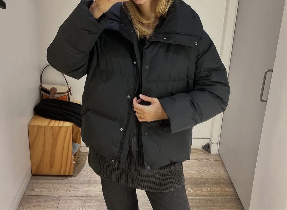 Теплый и стильный пуховик Cos