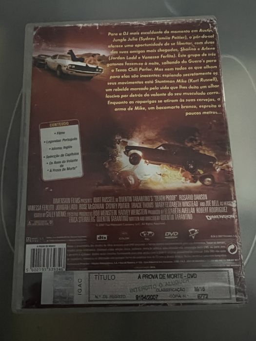 Dvd A prova de morte