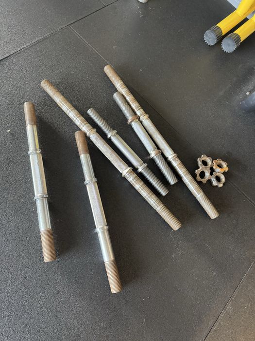 Ferros para halteres, 70kg 50kg 40kg 40kg discos não incluidos