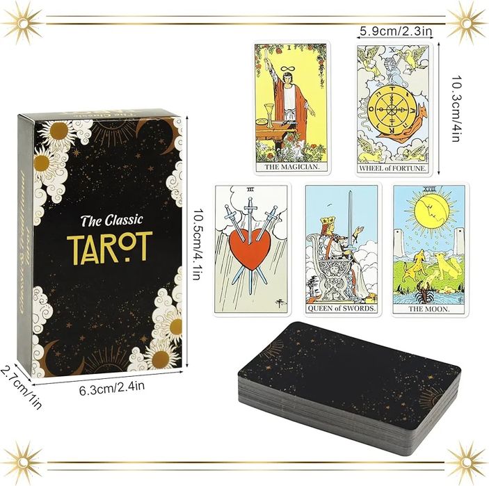 Baralho de tarot Rider Waite - tarot 78 cartas - NOVO - PORTES GRÁTIS