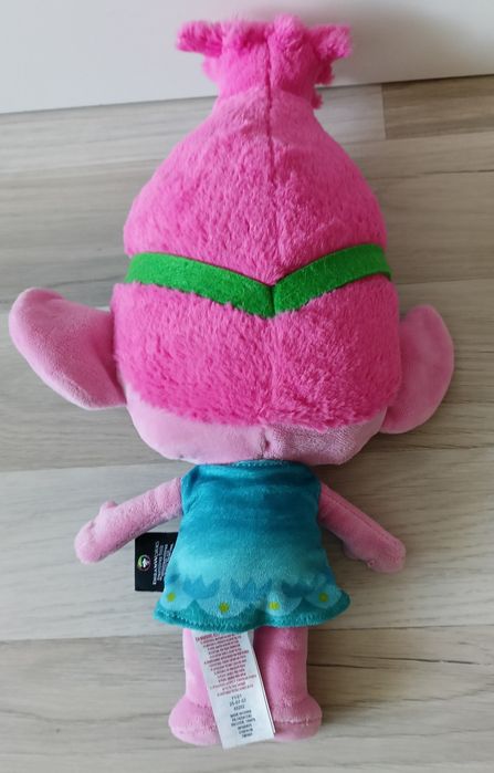 DreamWorks Trolls Trolle Poppy maskotka Świeci 37cm