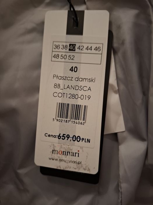 NOWY Płaszczyk firmy Monnari