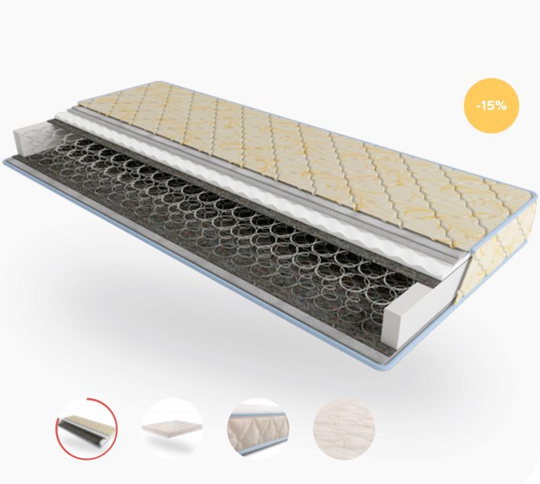 ‼️ 160*200 = 3.999 грн ‼️Доставка В НАЯВНОСТІ Матро ЕММ матрас матрац