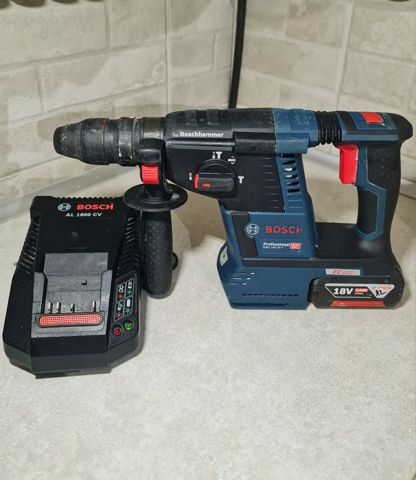 Безщітковий акумуляторний Перфоратор BOSCH gbh 18v-26f [зі змінним патроном]