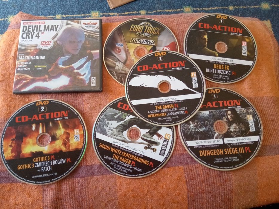 Zestaw gier na PC CD Acton