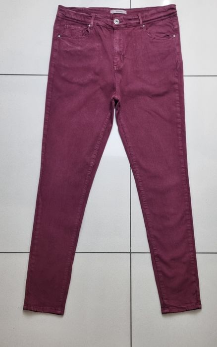 Spodnie GOODIES bordowe roz. 46 plus size