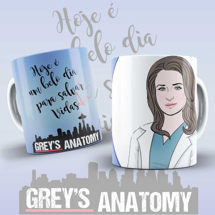 Caneca Grey's Anatomy - Série TV