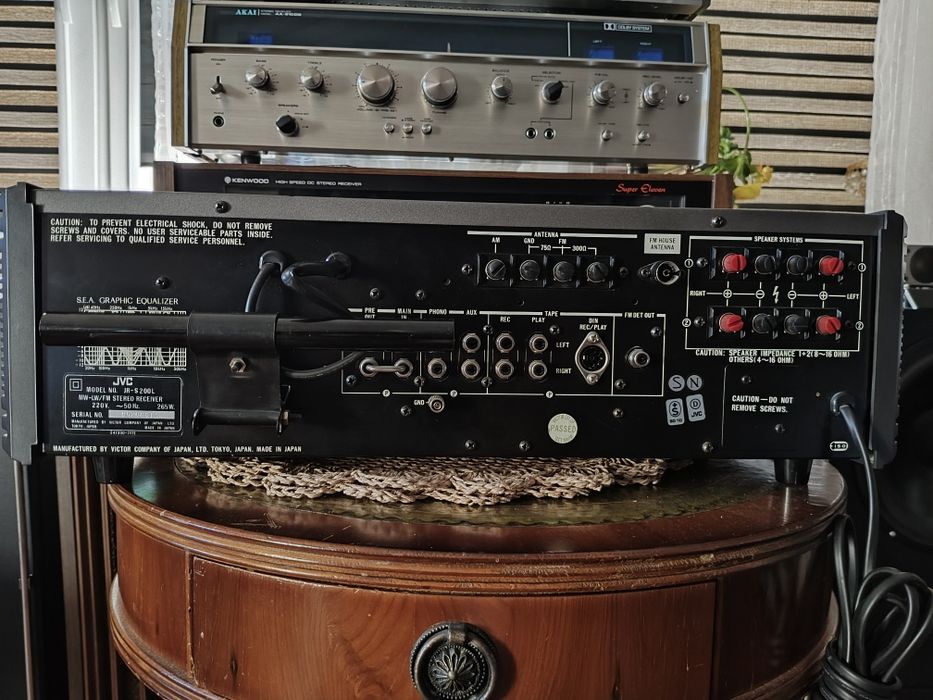Amplituner JVC JR-S 200L 4x40W Gabinetowy  z korektorem