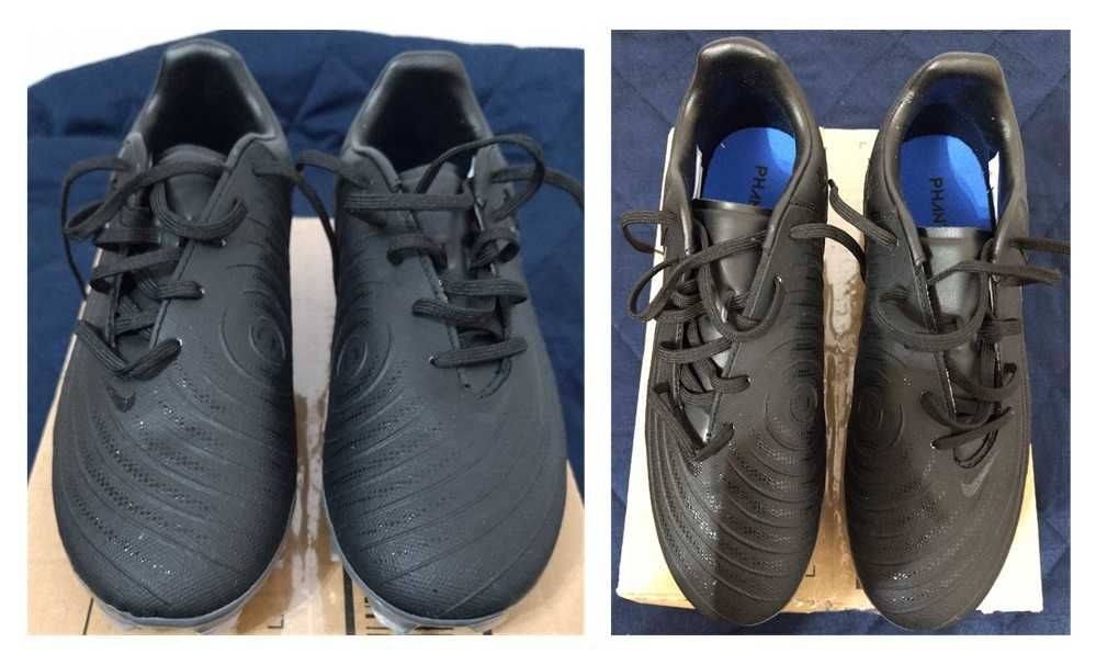 Nike Phantom Chuteiras pretas Tam 38,5