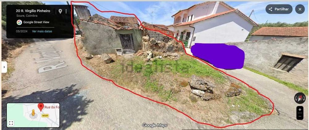 Moradia para reconstrução no Casal do Barril – Soure