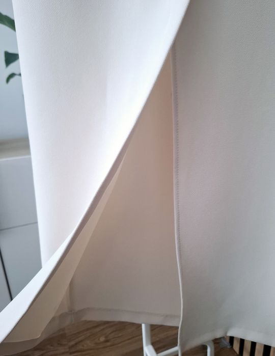Komplet zestaw elegancki kamizelka spódnica midi S