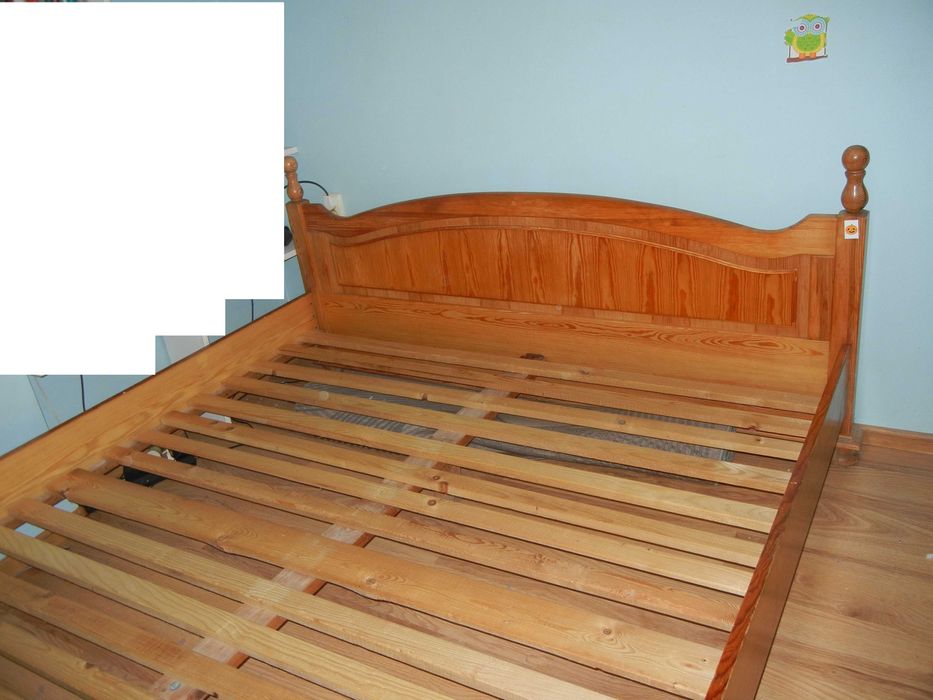 łoże łóżko małżeńskie 180x200 lite drewno dębowe?