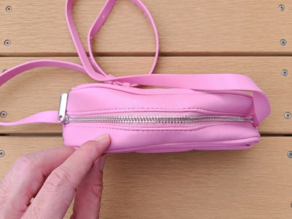 Mala Tiracolo Rosa Parfois Compacta em Excelente Estado | Pink Parfois Crossbody Bag
