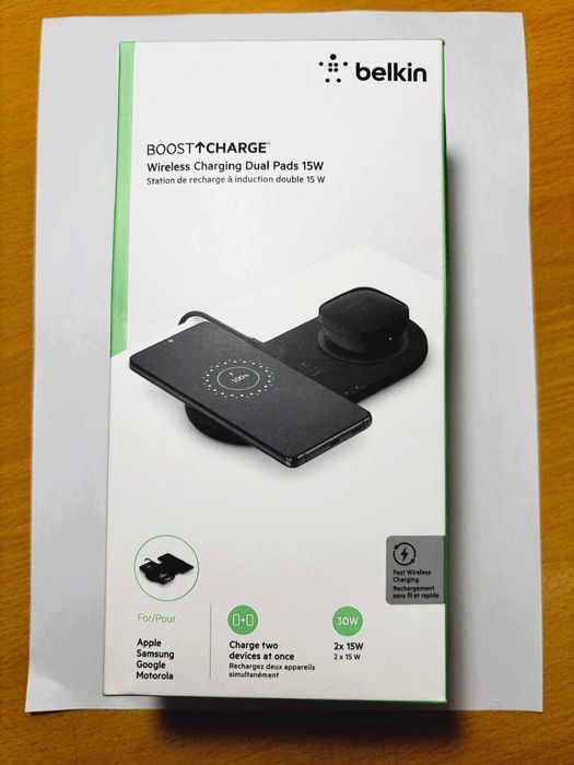 Belkin wireless charging dual pads 15w