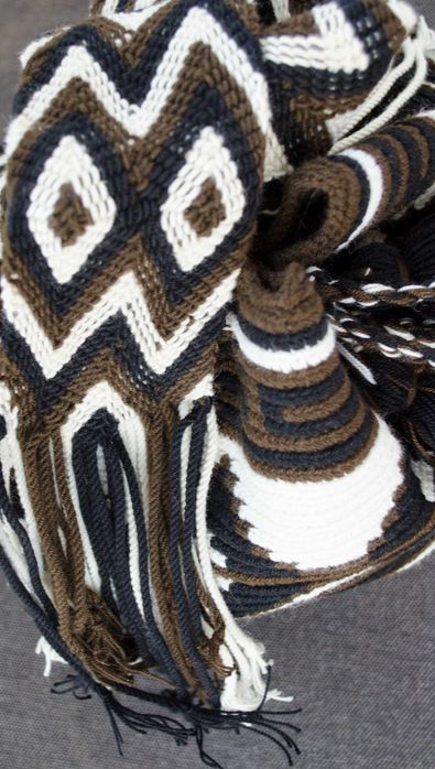 Oryginalna ręcznie pleciona torba na ramię Wayuu – egzotyczny styl!