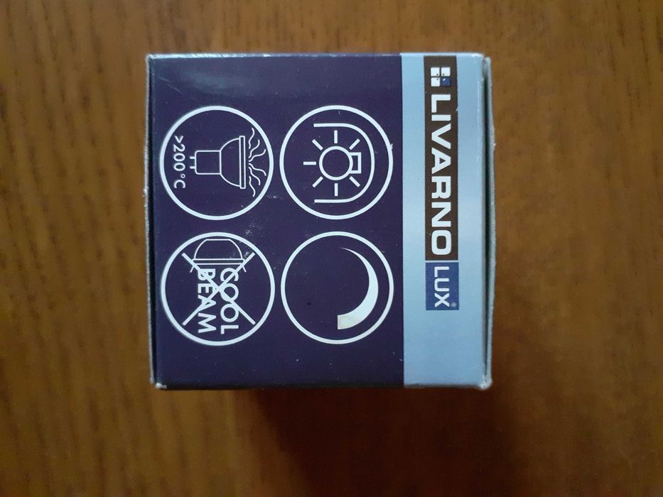 Żarówka halogenowa MR16/ wtyk GU 5.3/ moc 50W